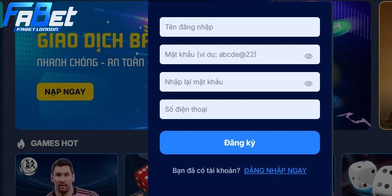 Chú ý quan trọng khi truy cập vào sân chơi FABET